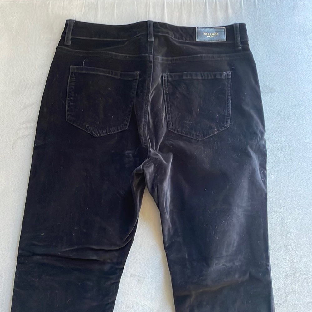 ✨ Kate spade broome street black velvet pants